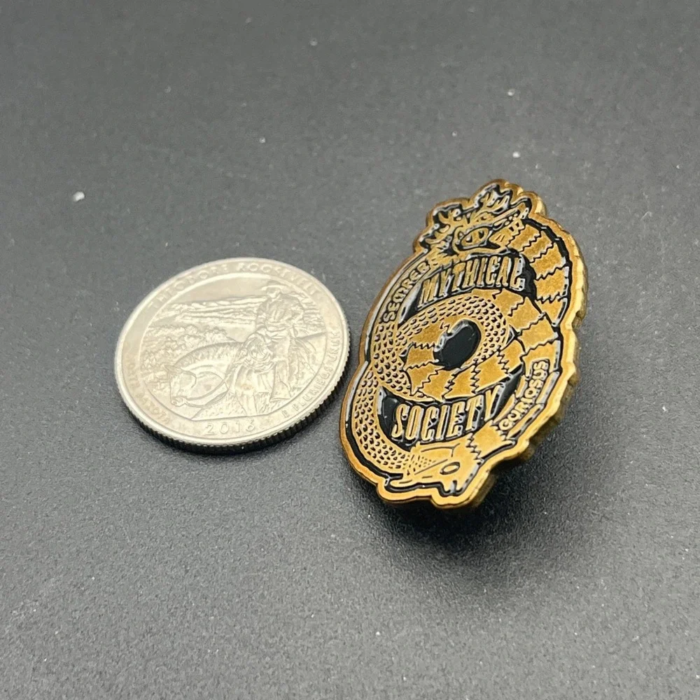Rhett & Link Good Mythical Morning Mythical Society Lapel Hat Pin‎